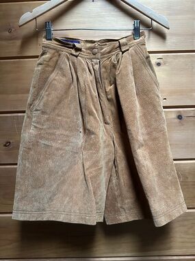 Vintage Leather Shorts high waist 4
